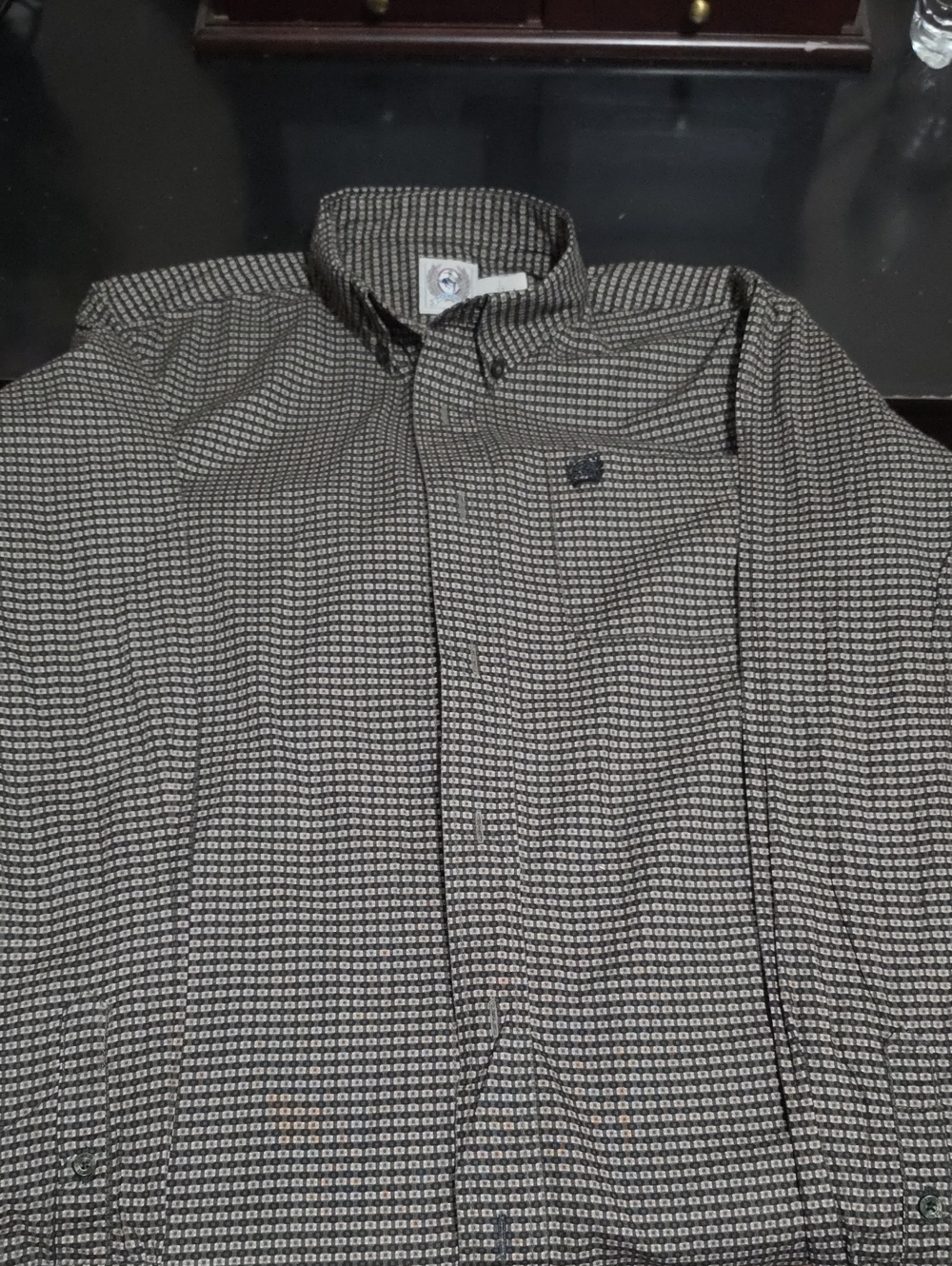Cinch Men's Black & White Lightweight Shirt Jacket
